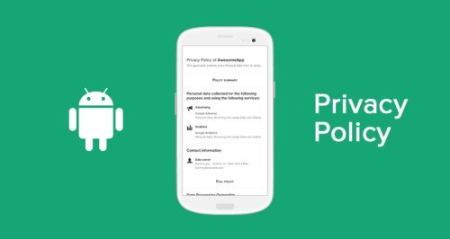 Privacy Policy for Android Apps