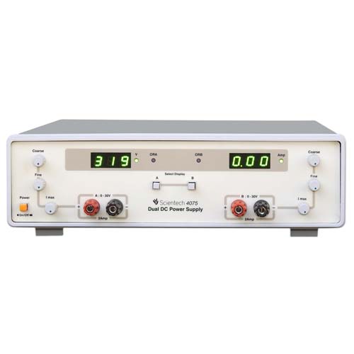 0 - 30V, 2A Dual Power Supply with  Automatic Overload Protection