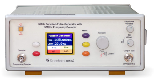 3MHz Function-Pulse Generator with 50MHz  Frequency Counter 
