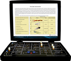 Optical Fiber Communication Trainer Scientech 2501